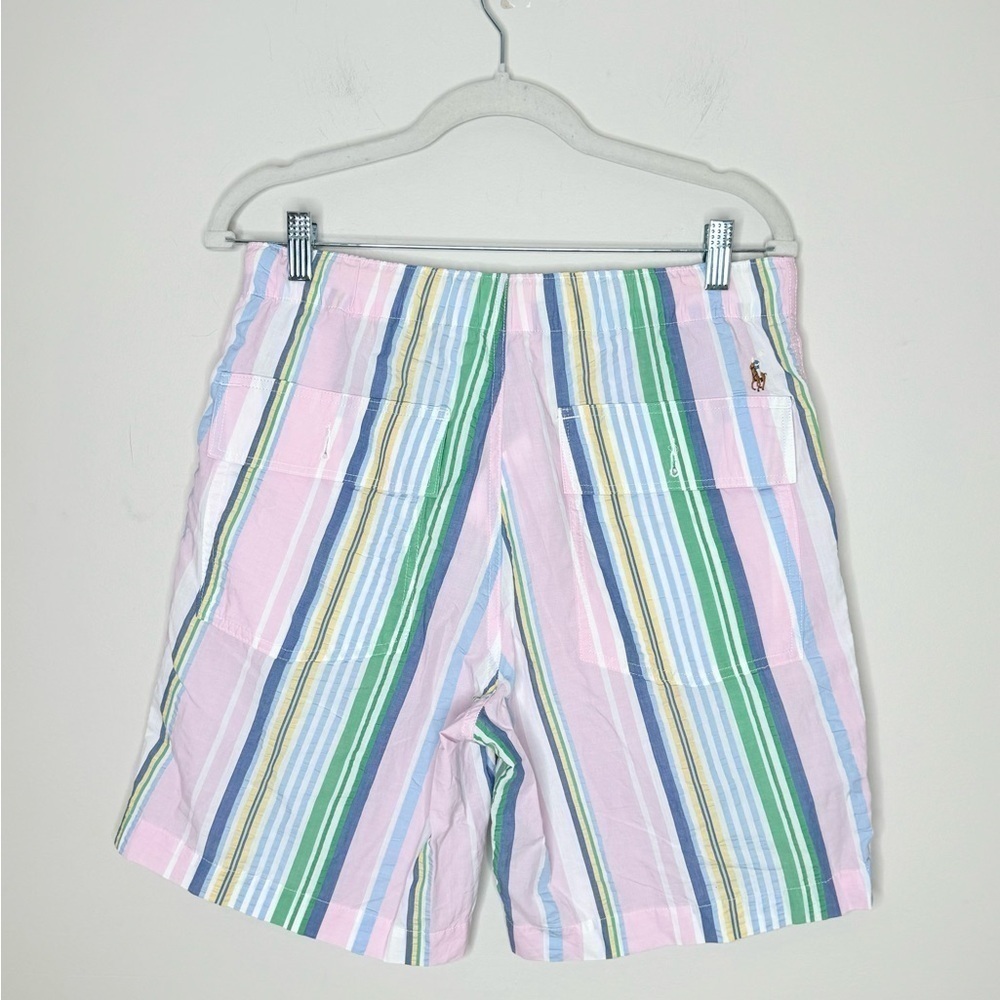 Polo Ralph Lauren Men's Relaxed Fit Seersucker Pink Stripe Short Small - Picture 3 of 7